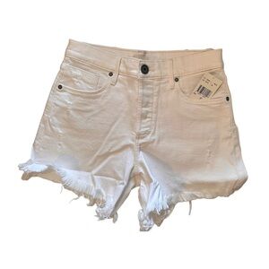Edyson NWT Delon High Rise Short Size 27 White Denim